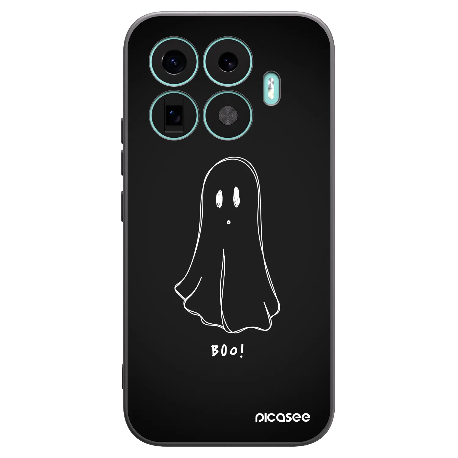 Picasee husă neagră din silicon pentru Xiaomi 17T - Ghost 2