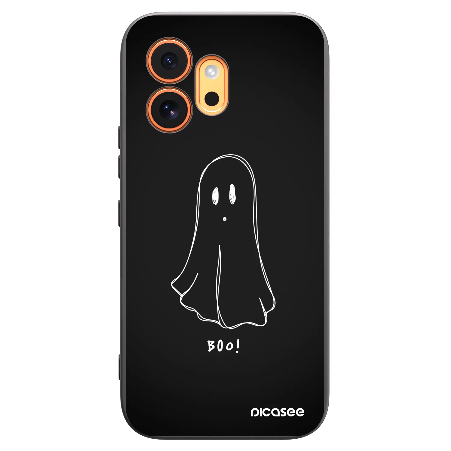 Picasee husă neagră din silicon pentru Honor 600 - Ghost 2
