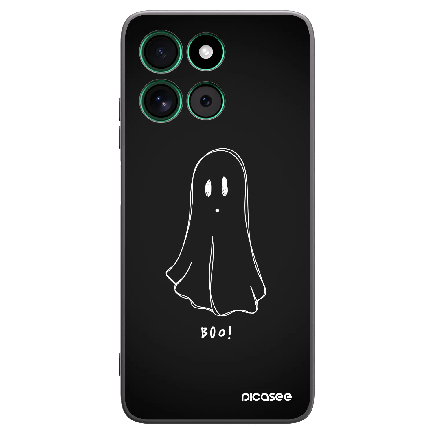 Picasee husă neagră din silicon pentru Motorola Moto G57 Power - Ghost 2