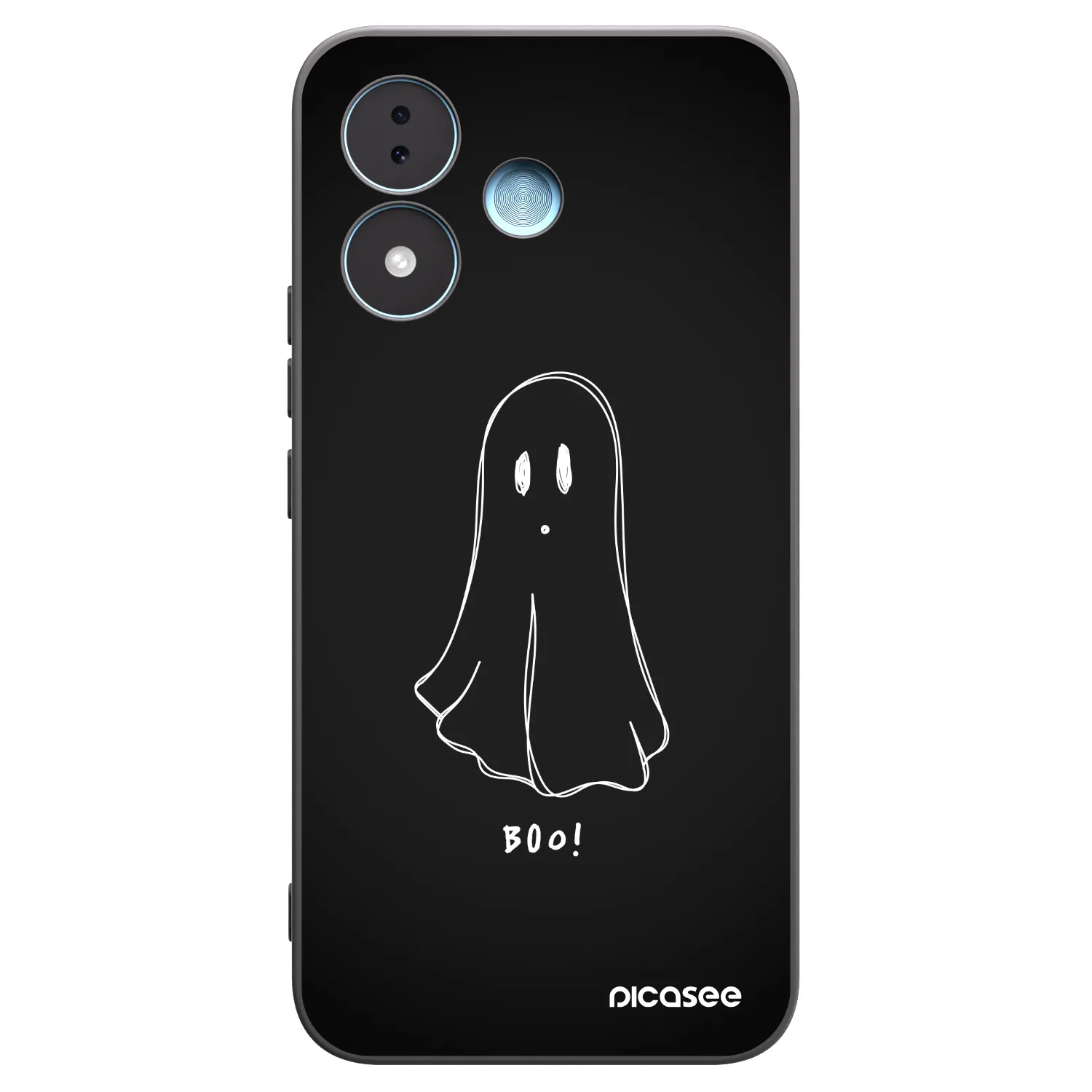 Picasee husă neagră din silicon pentru Xiaomi Redmi Note 17 5G - Ghost 2