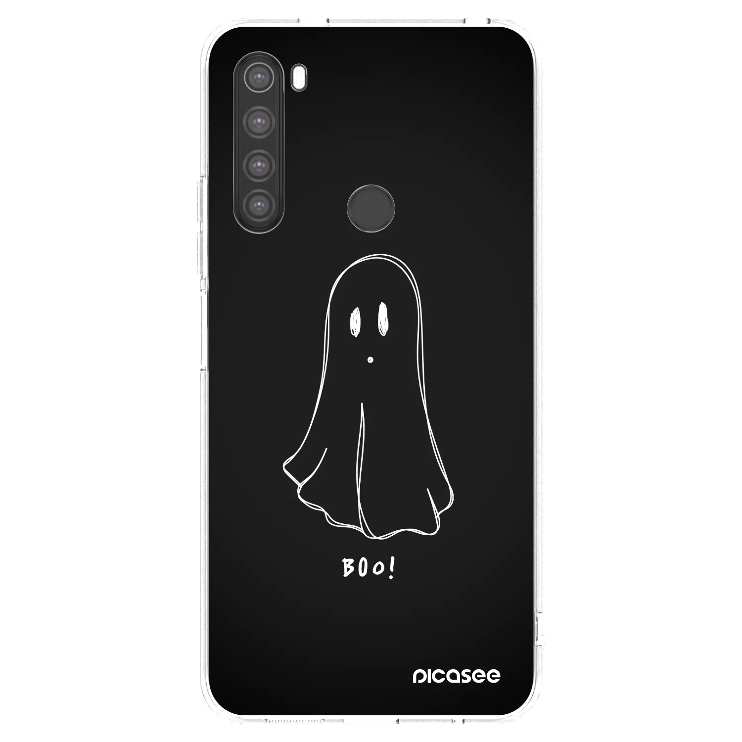 Picasee husă transparentă din silicon pentru Xiaomi Redmi Note 8 - Ghost 2
