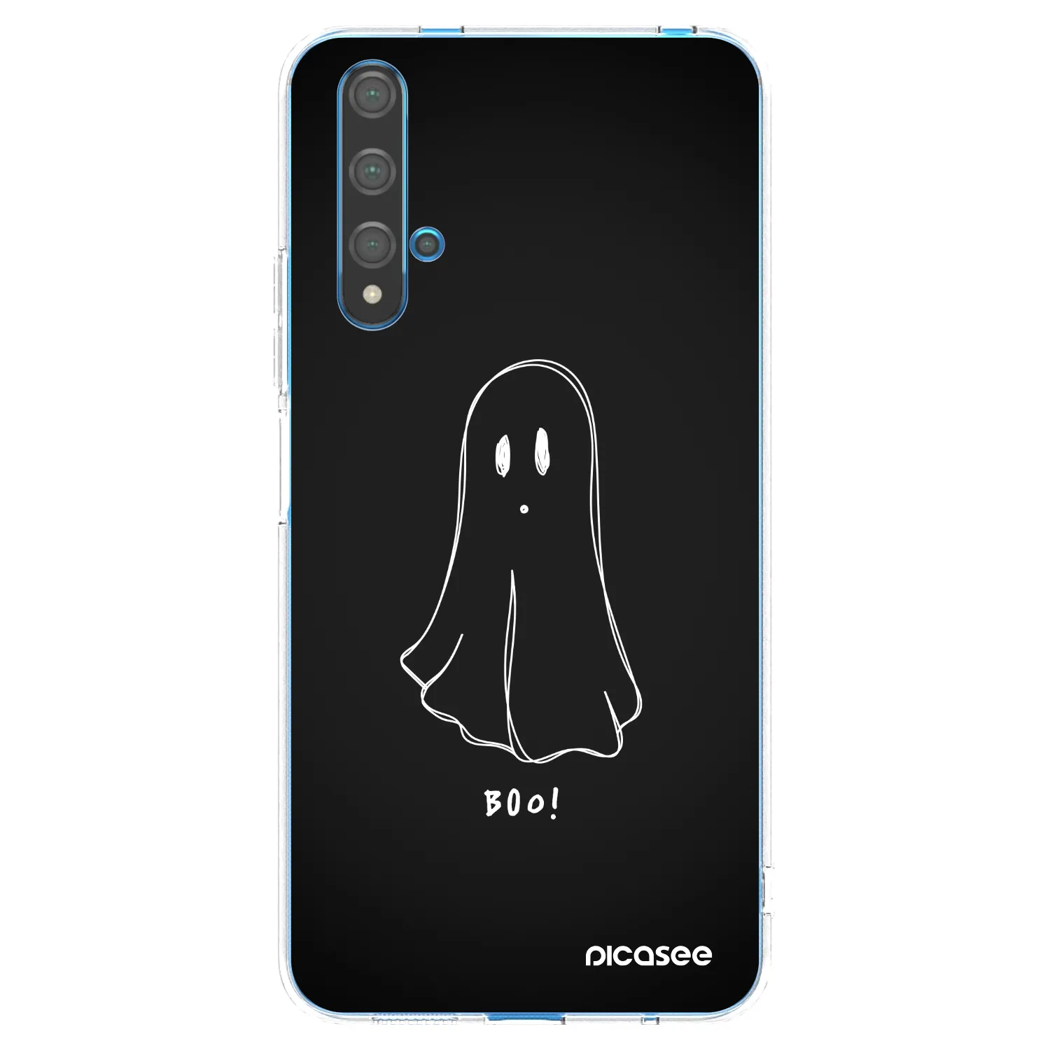 Picasee husă transparentă din silicon pentru Huawei Nova 5T - Ghost 2