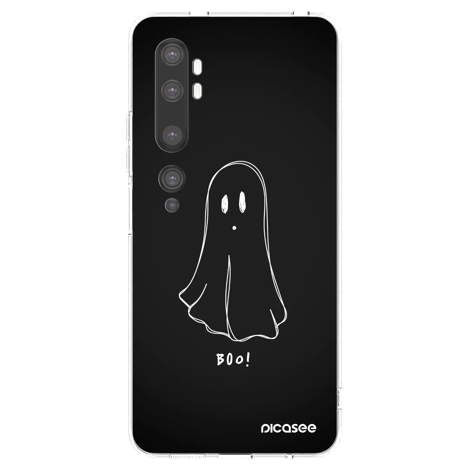 Picasee husă transparentă din silicon pentru Xiaomi Mi Note 10 (Pro) - Ghost 2