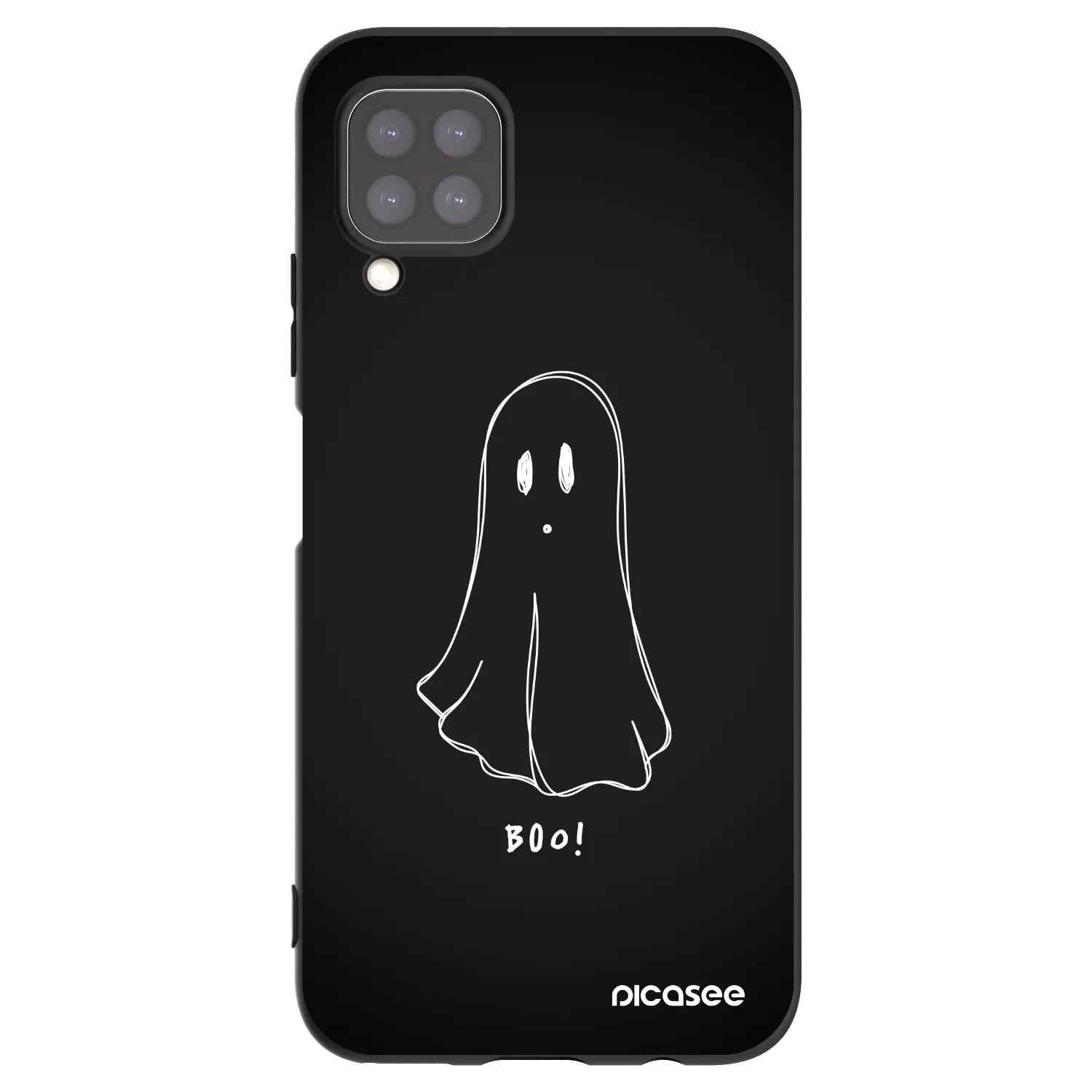 Picasee husă neagră din silicon pentru Huawei P40 Lite - Ghost 2