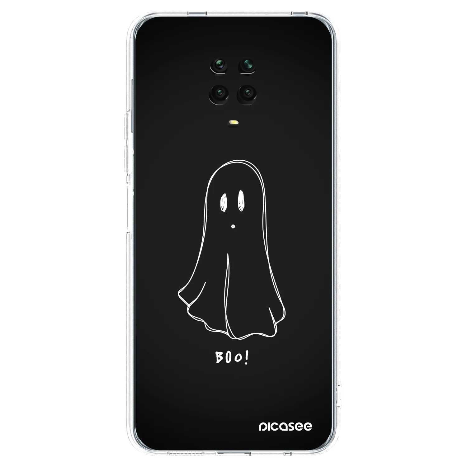 Picasee husă transparentă din silicon pentru Xiaomi Redmi Note 9S - Ghost 2