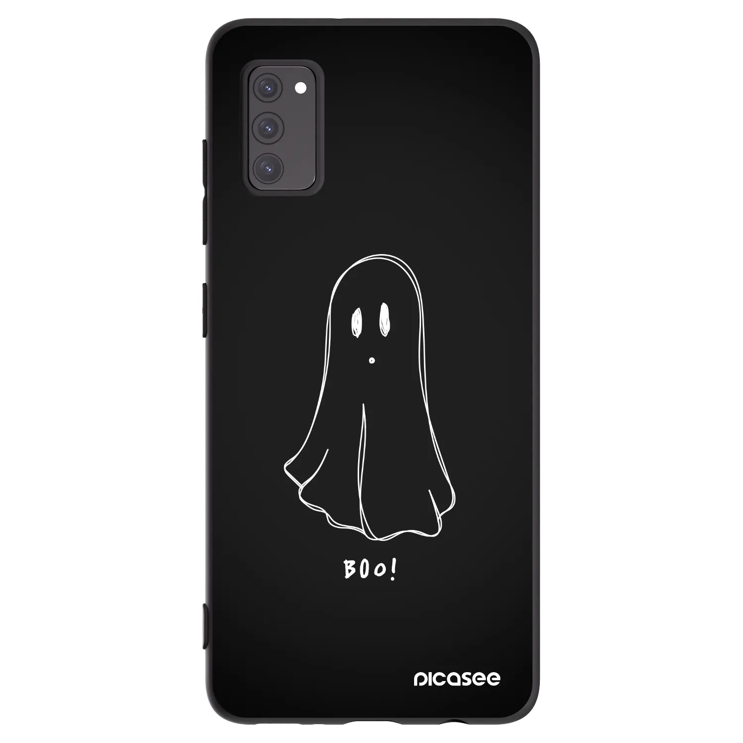 Picasee husă neagră din silicon pentru Samsung Galaxy A41 A415F - Ghost 2