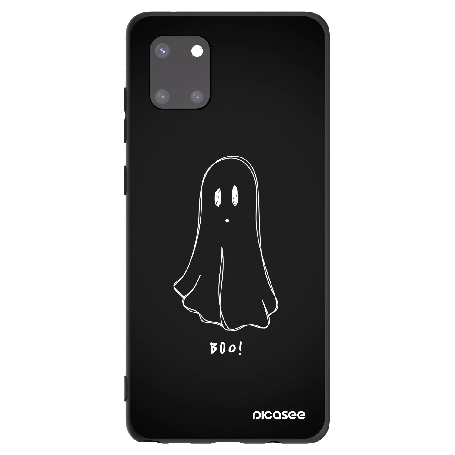Picasee husă neagră din silicon pentru Samsung Galaxy Note 10 Lite N770F - Ghost 2