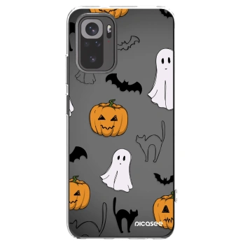 Picasee husă transparentă din silicon pentru Xiaomi Redmi Note 10 - Spooky crew