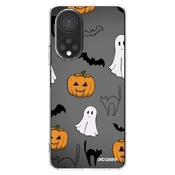 Picasee husă transparentă din silicon pentru Honor X7 - Spooky crew
