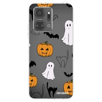 Picasee husă transparentă din silicon pentru Honor X7a - Spooky crew