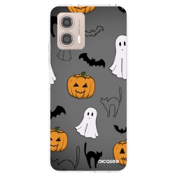 Picasee husă transparentă din silicon pentru Motorola Moto G53 5G - Spooky crew
