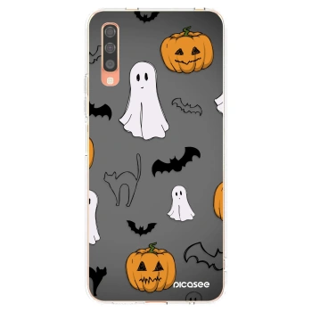 Picasee husă transparentă din silicon pentru Samsung Galaxy A70 A705F - Spooky crew