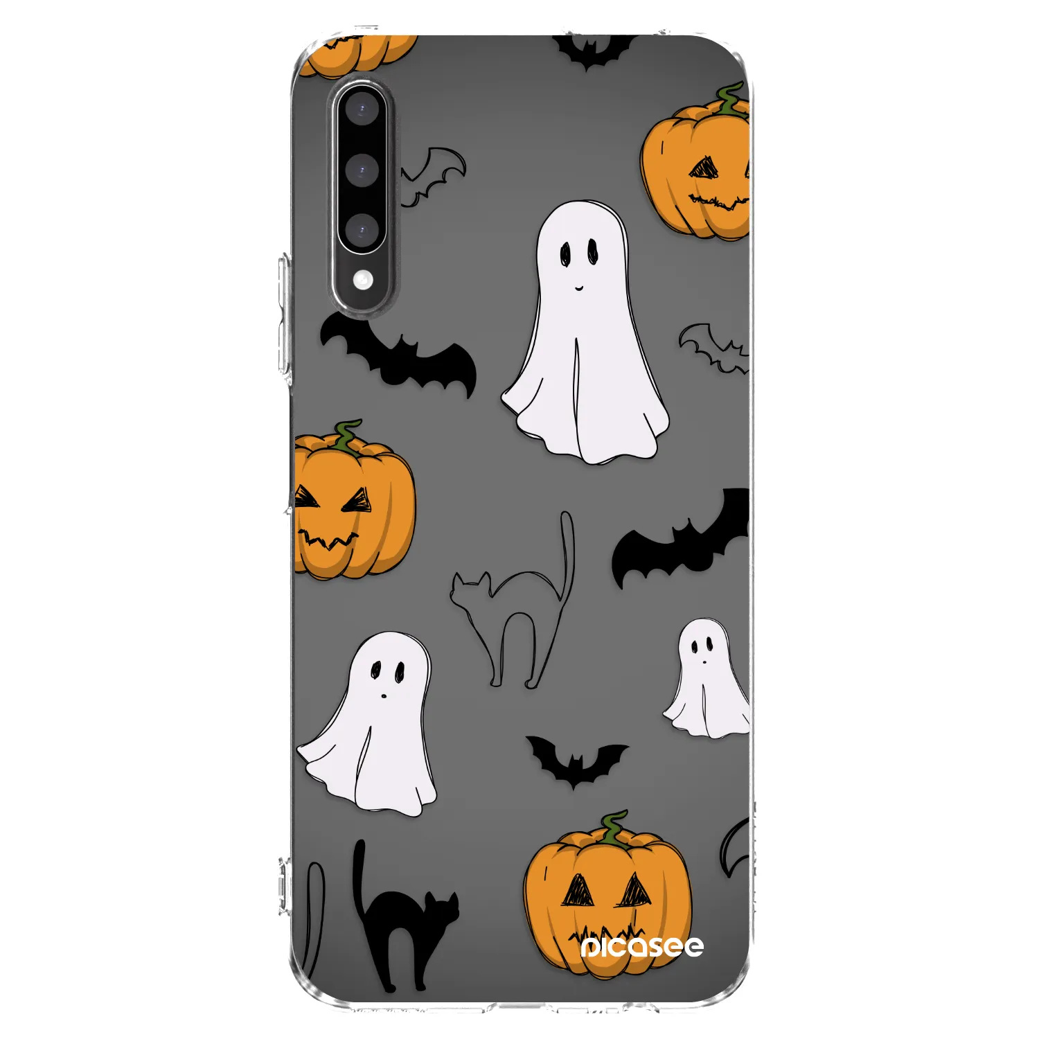 Picasee husă transparentă din silicon pentru Honor 9X Pro - Spooky crew