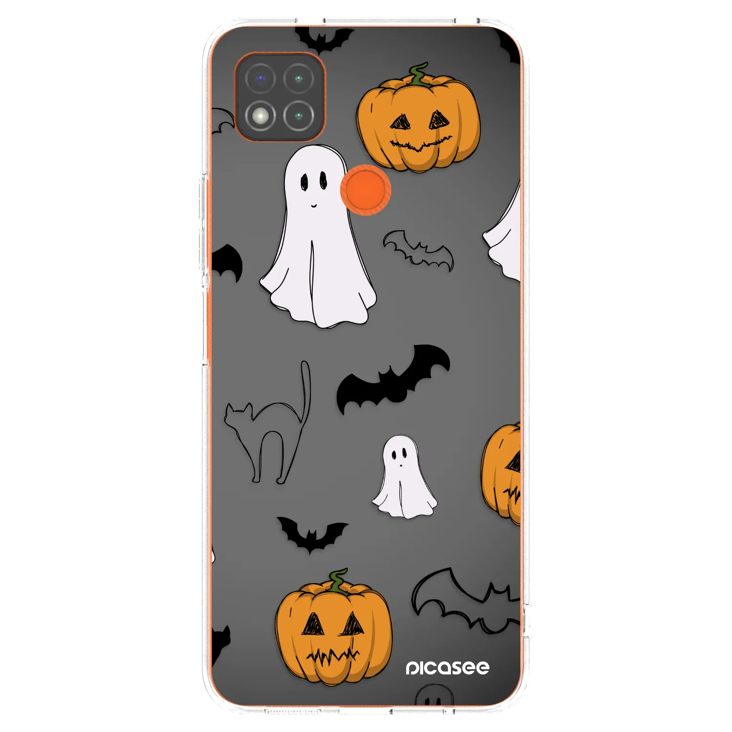 Picasee husă transparentă din silicon pentru Xiaomi Redmi 9C - Spooky crew