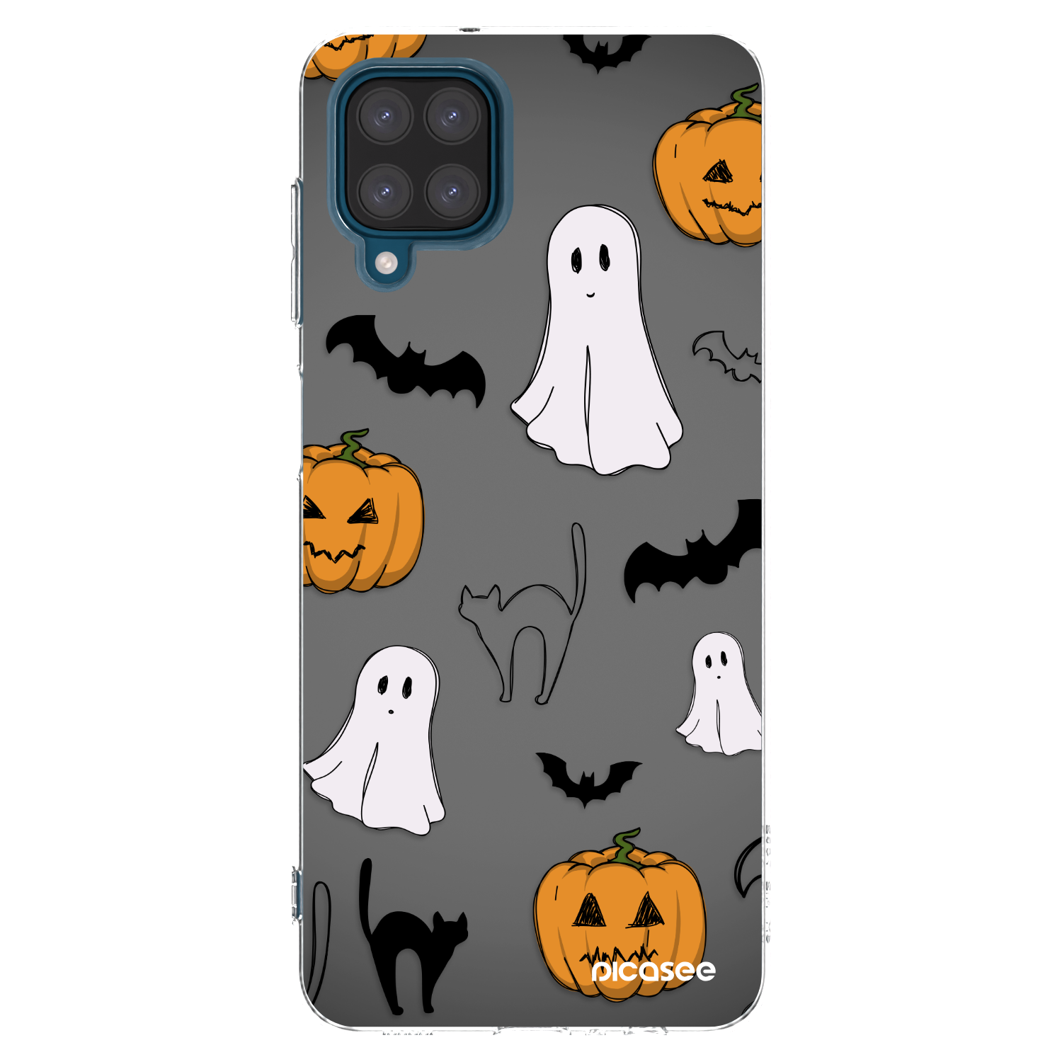 Picasee husă transparentă din silicon pentru Samsung Galaxy A12 A125F - Spooky crew