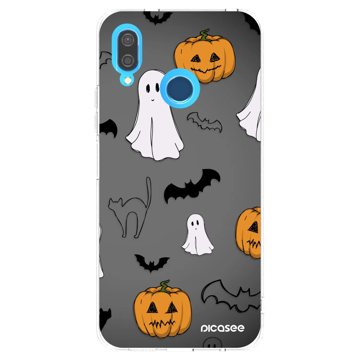 Picasee husă transparentă din silicon pentru Huawei P20 Lite - Spooky crew