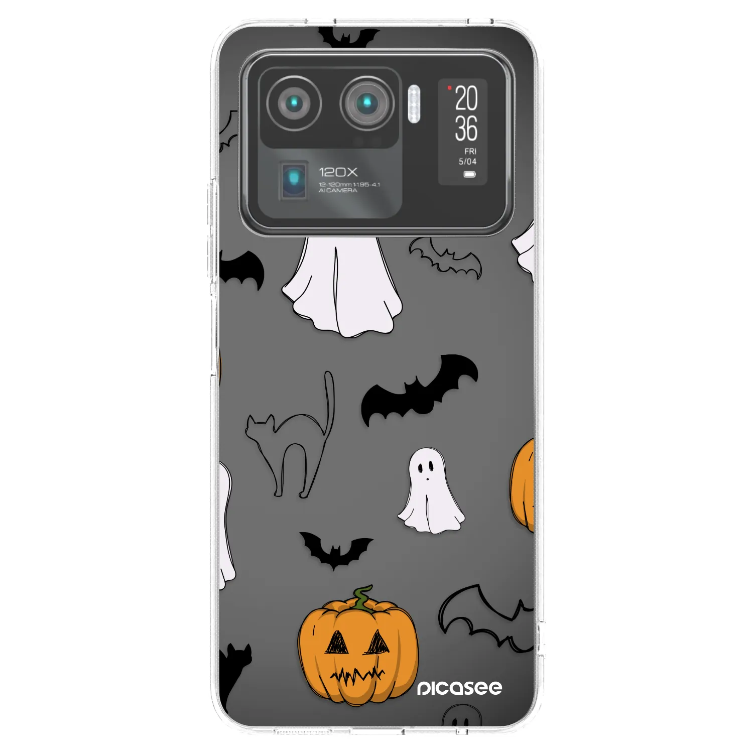 Picasee husă transparentă din silicon pentru Xiaomi Mi 11 Ultra - Spooky crew