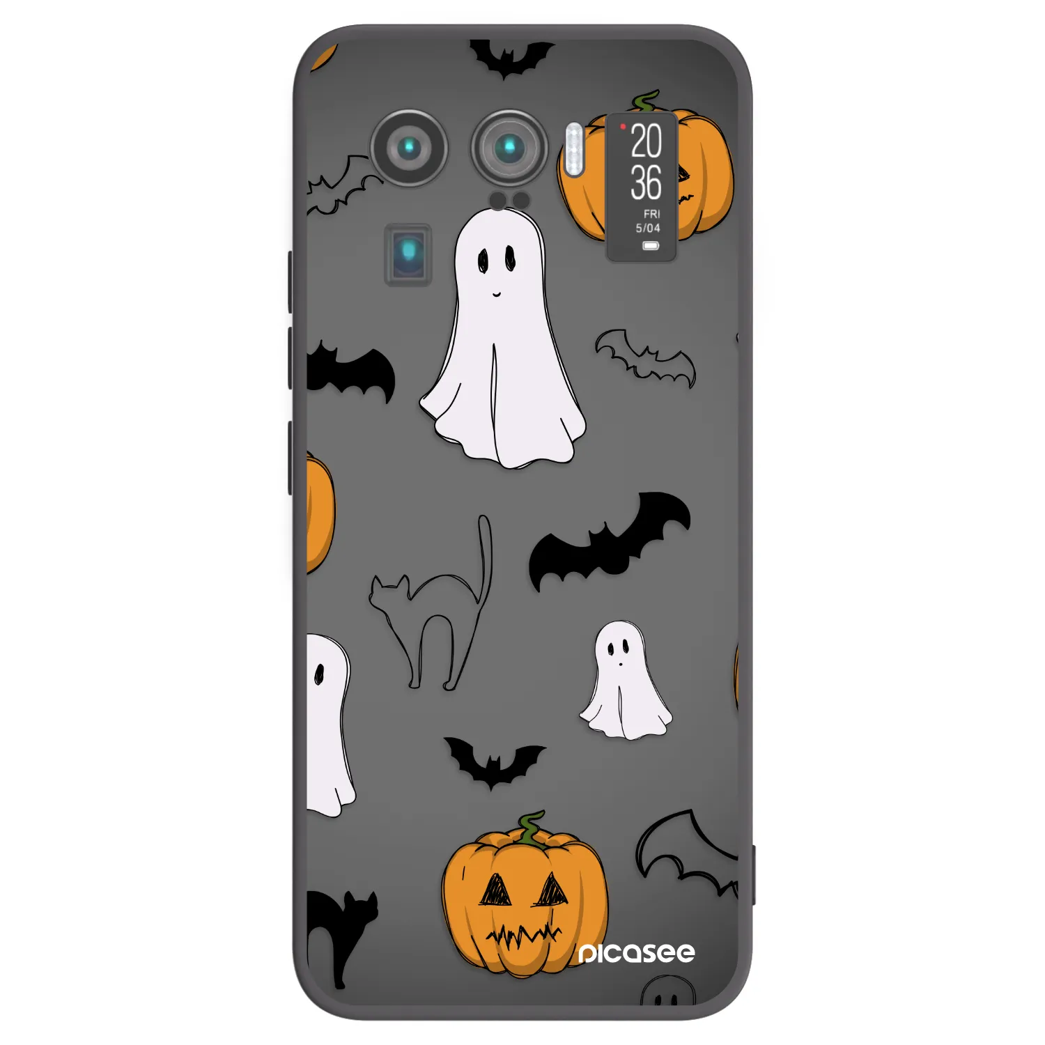 Picasee husă neagră din silicon pentru Xiaomi Mi 11 Ultra - Spooky crew