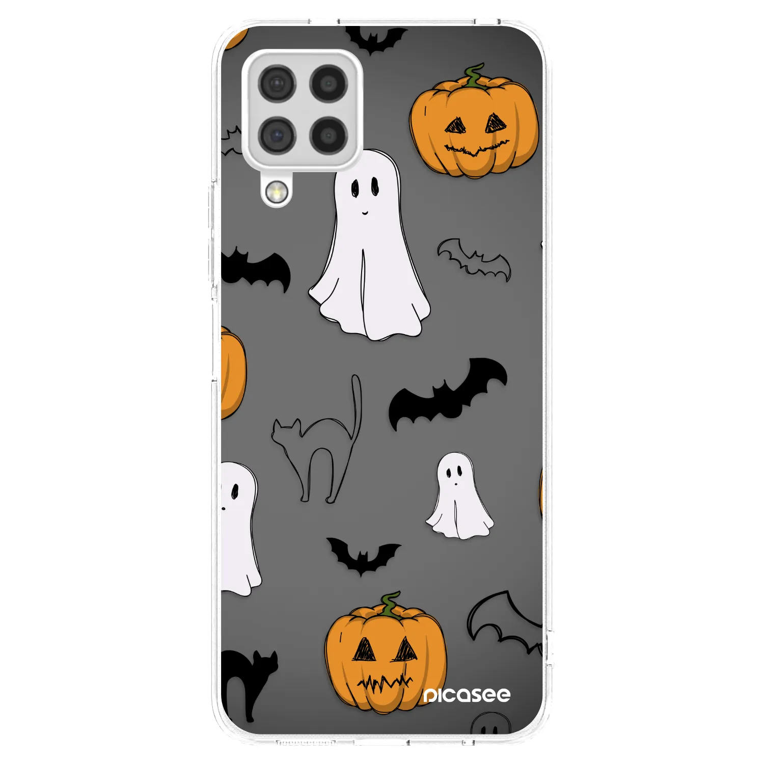 Picasee husă transparentă din silicon pentru Samsung Galaxy A22 A225F 4G - Spooky crew