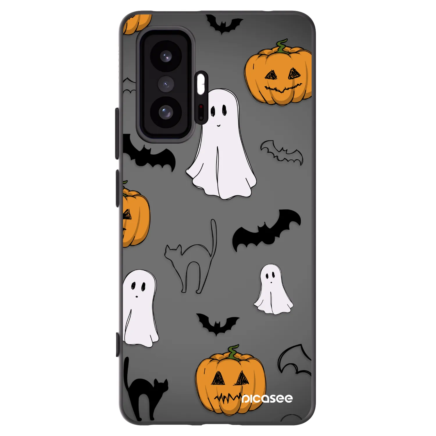 Picasee husă neagră din silicon pentru Xiaomi 11T - Spooky crew