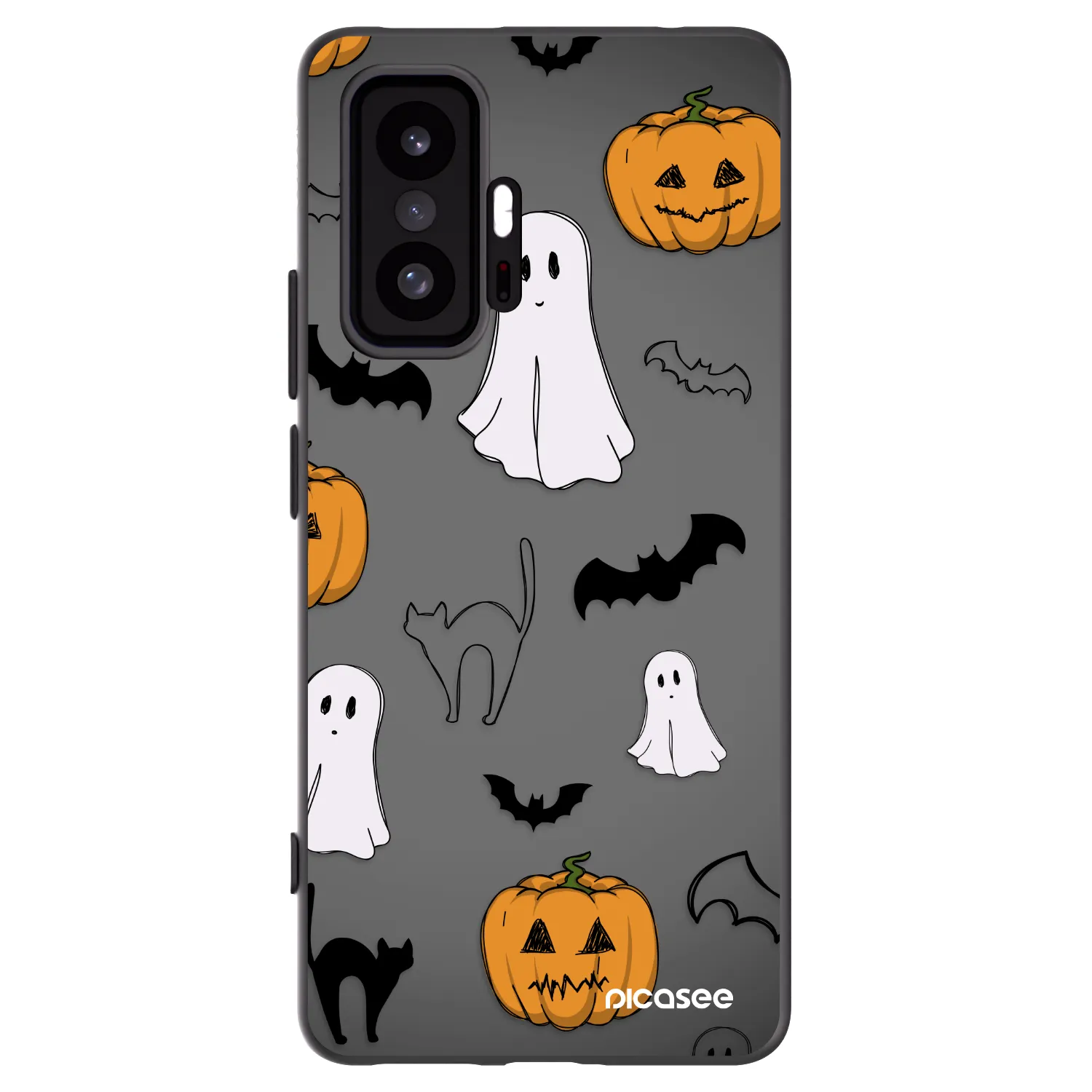 Picasee husă neagră din silicon pentru Xiaomi 11T Pro - Spooky crew