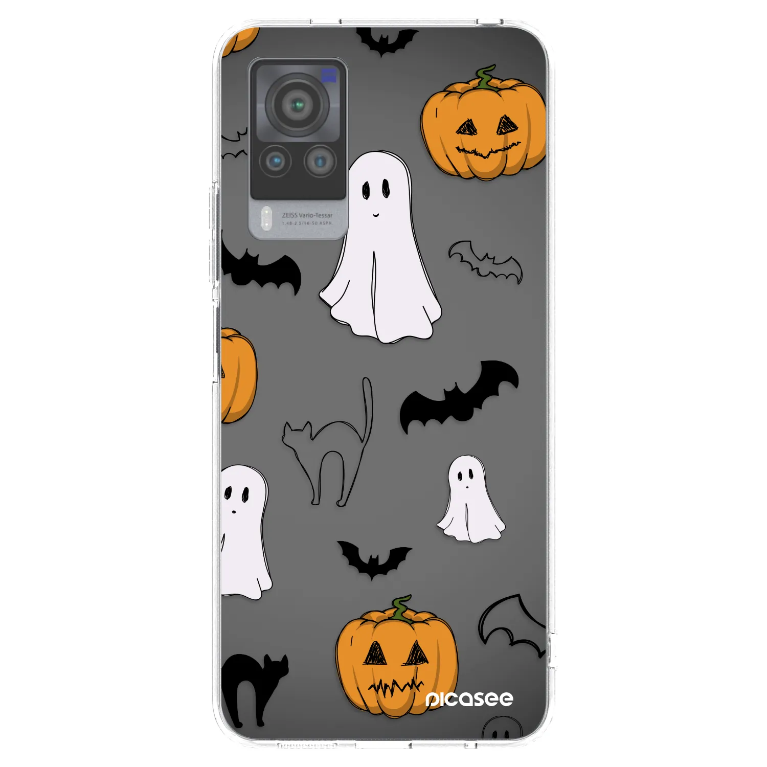 Picasee husă transparentă din silicon pentru Vivo X60 Pro 5G - Spooky crew