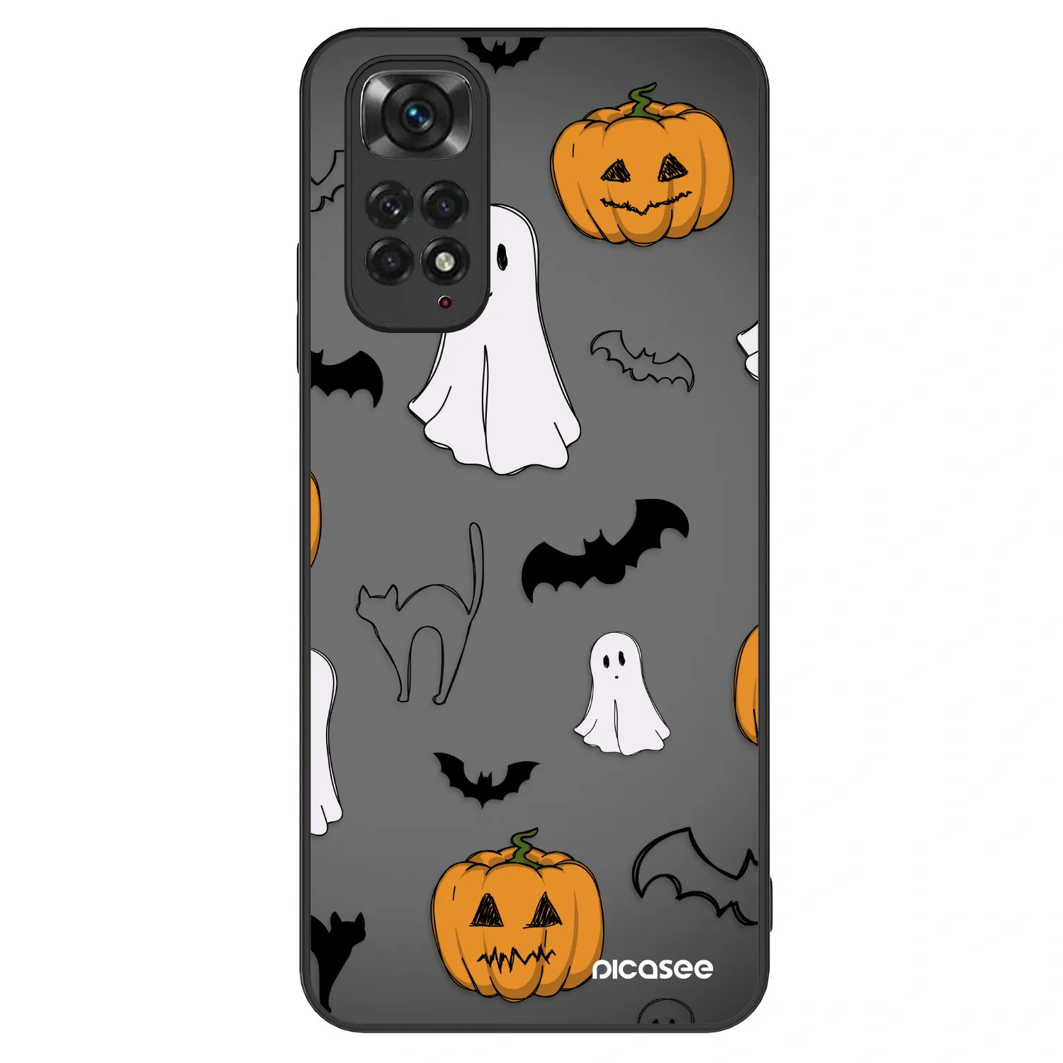 Picasee ULTIMATE CASE pentru Xiaomi Redmi Note 11 - Spooky crew