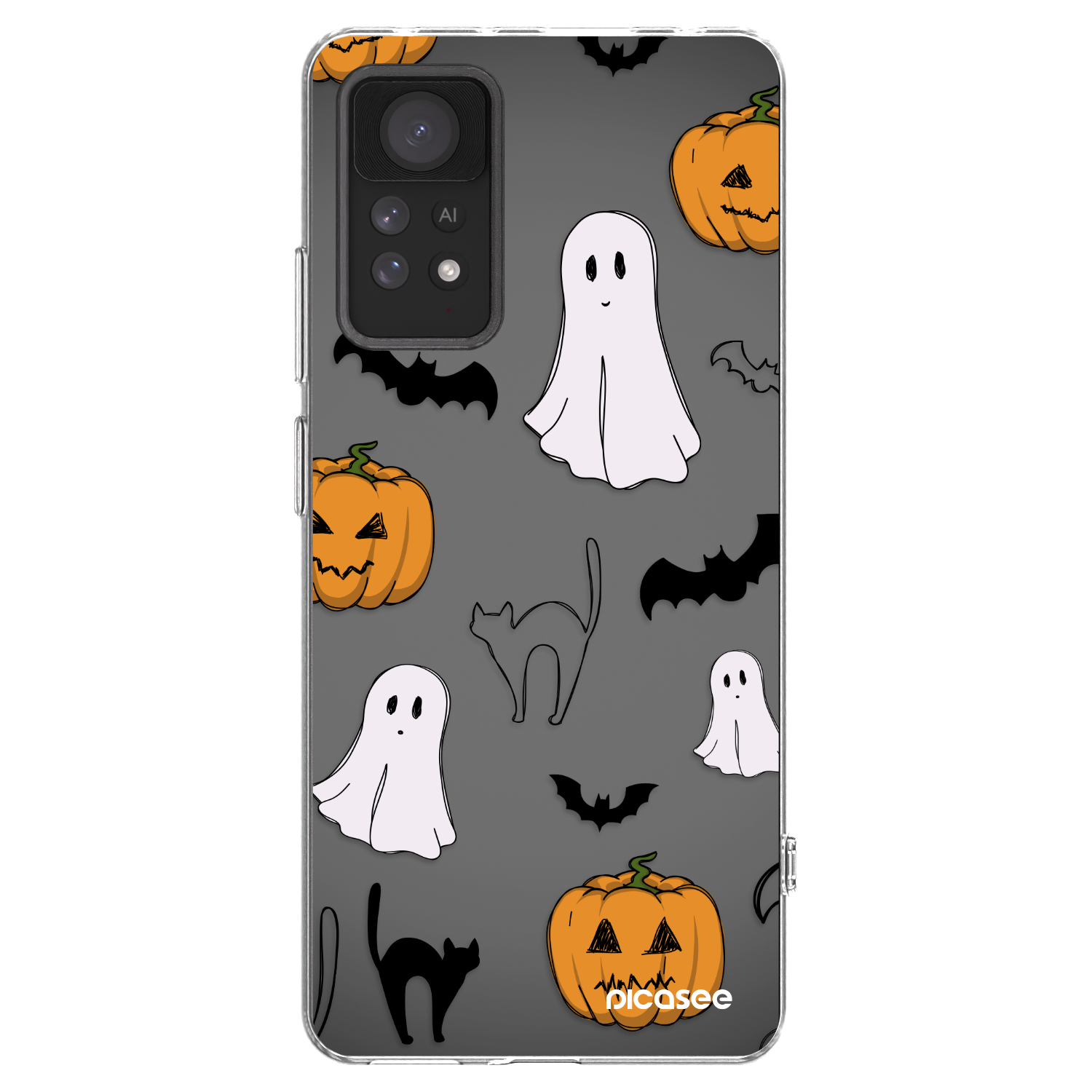 Picasee husă transparentă din silicon pentru Xiaomi Redmi Note 11 Pro 5G - Spooky crew
