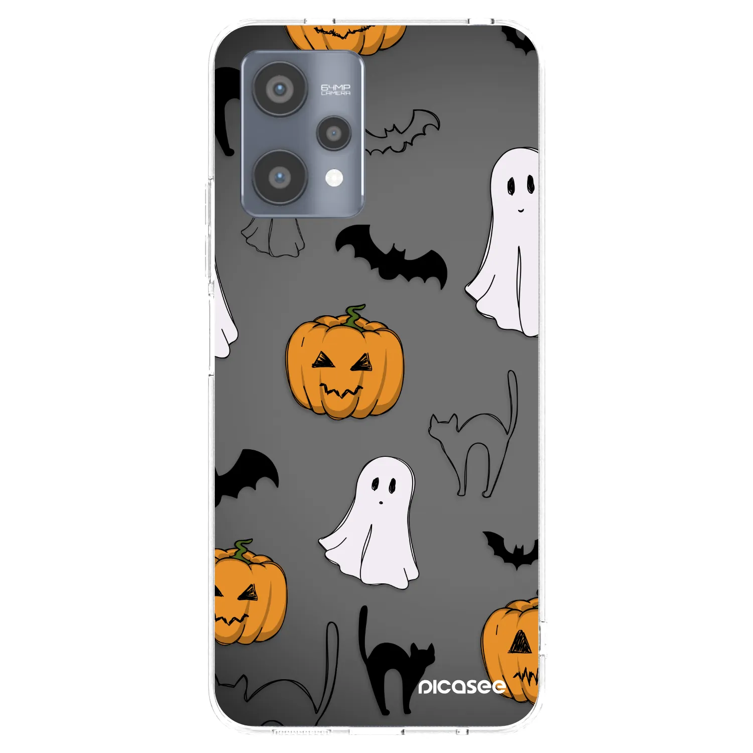 Picasee husă transparentă din silicon pentru Realme 9 Pro 5G - Spooky crew