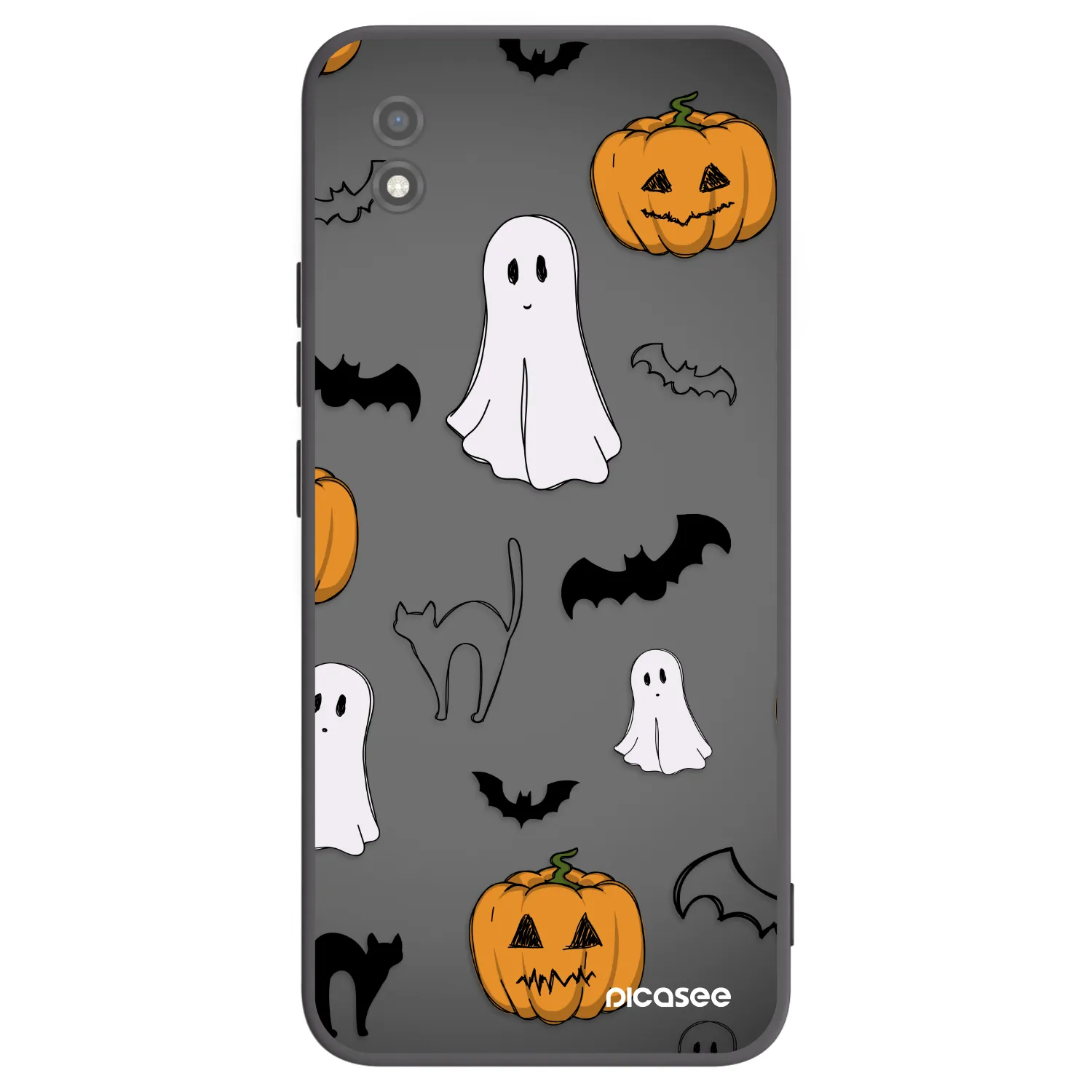 Picasee husă neagră din silicon pentru Realme C11 (2021) - Spooky crew