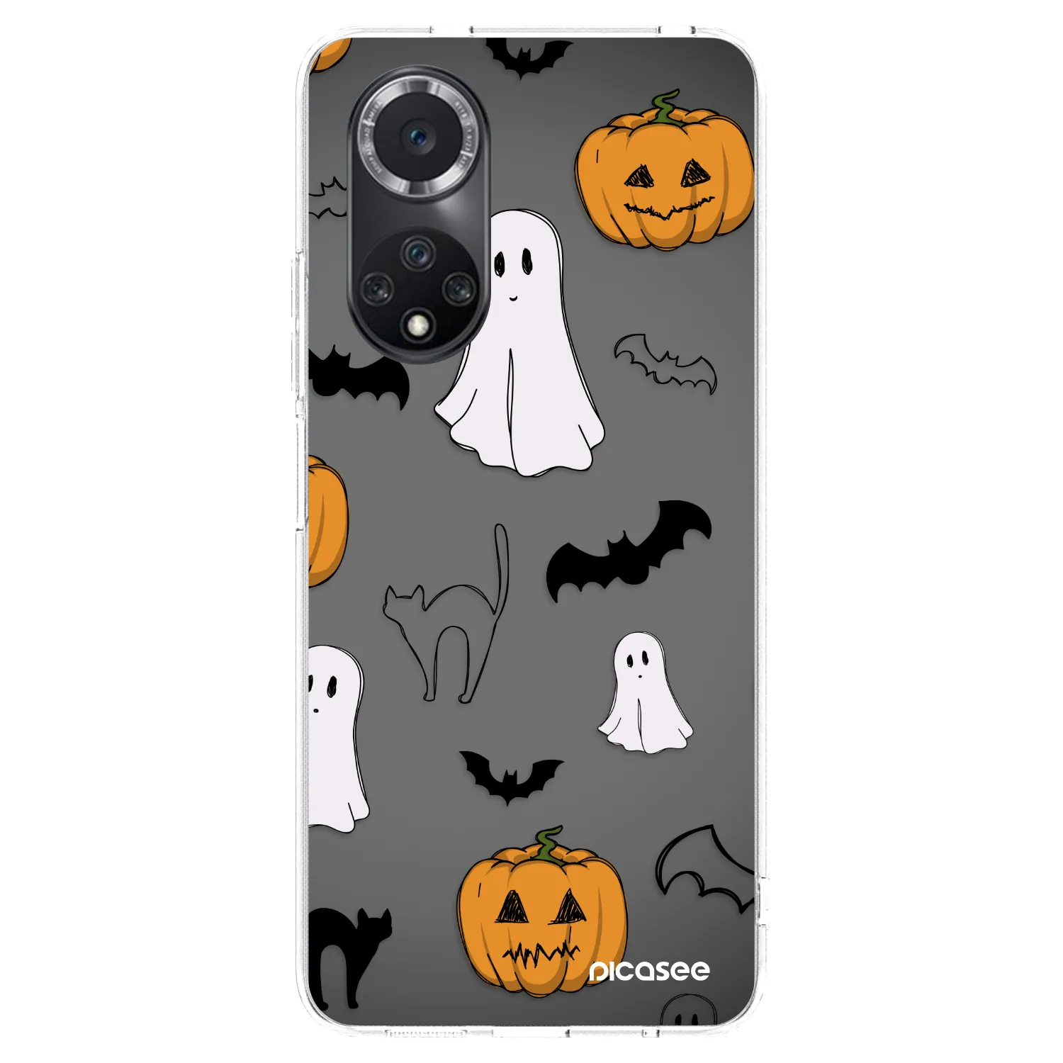 Picasee husă transparentă din silicon pentru Huawei Nova 9 SE - Spooky crew