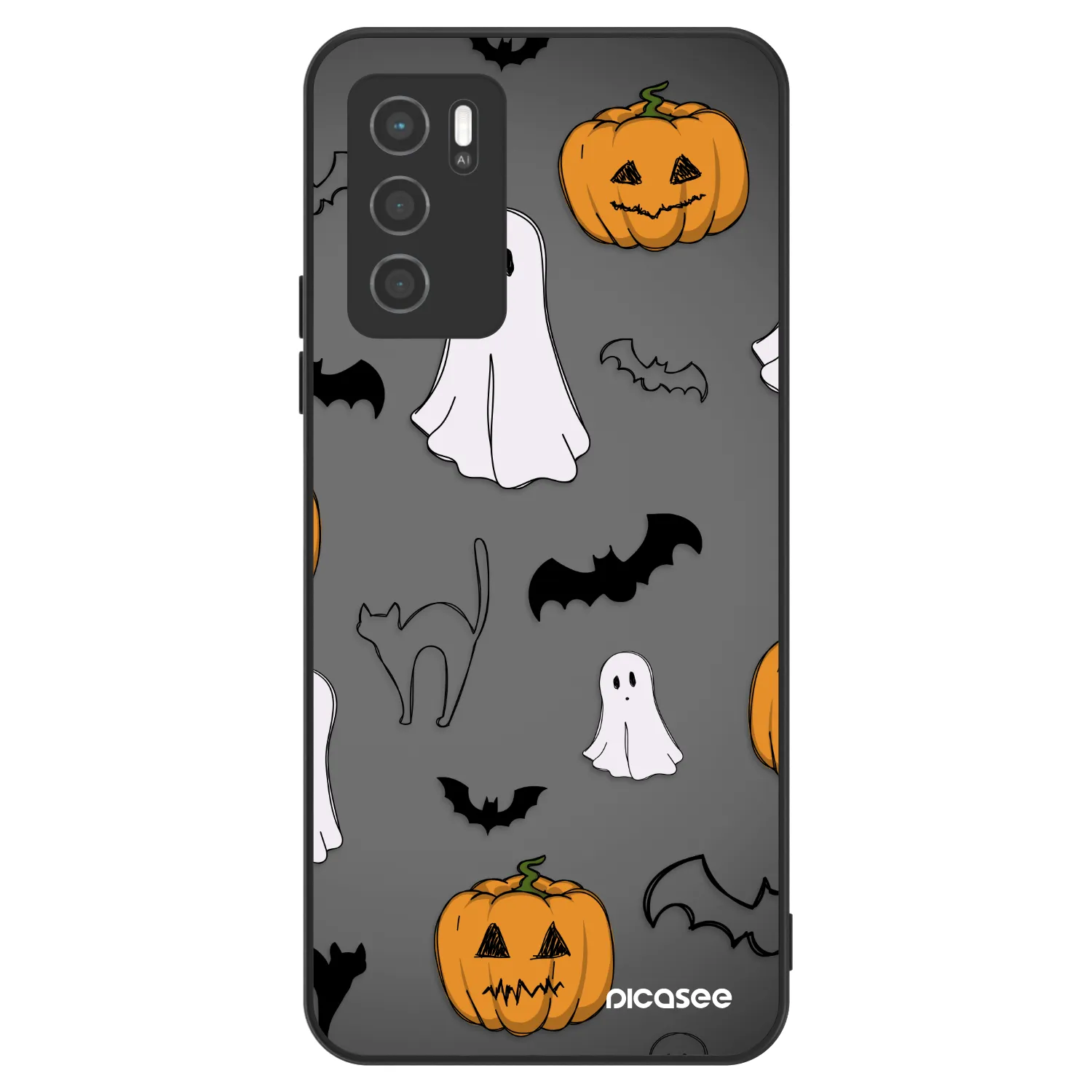 Picasee ULTIMATE CASE pentru OPPO A16 - Spooky crew