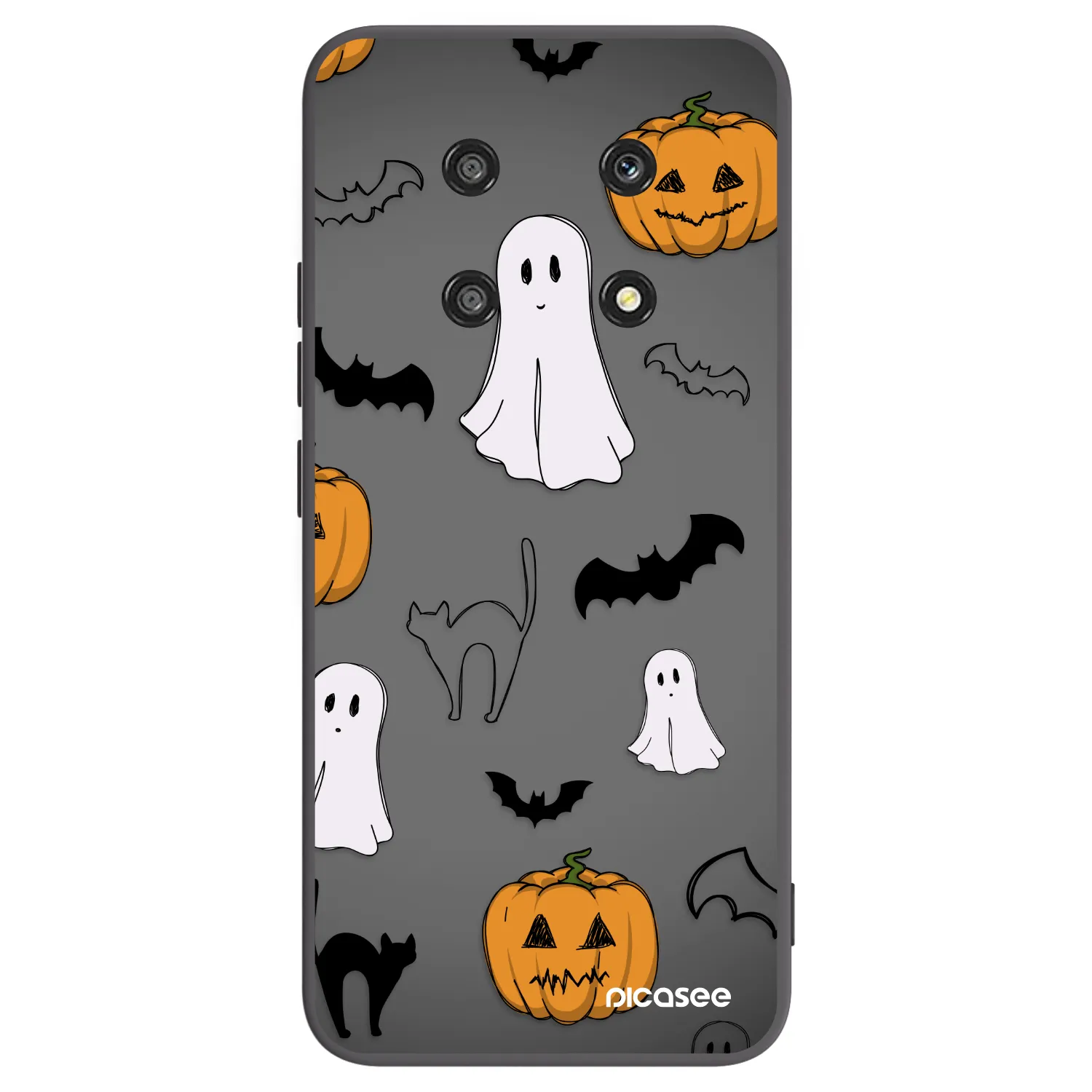 Picasee husă neagră din silicon pentru Honor Magic4 Lite 5G - Spooky crew