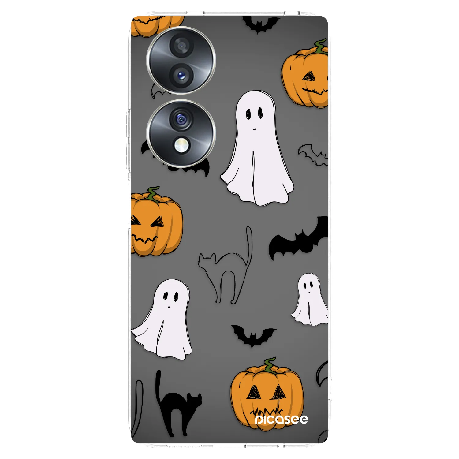 Picasee husă transparentă din silicon pentru Honor 70 - Spooky crew
