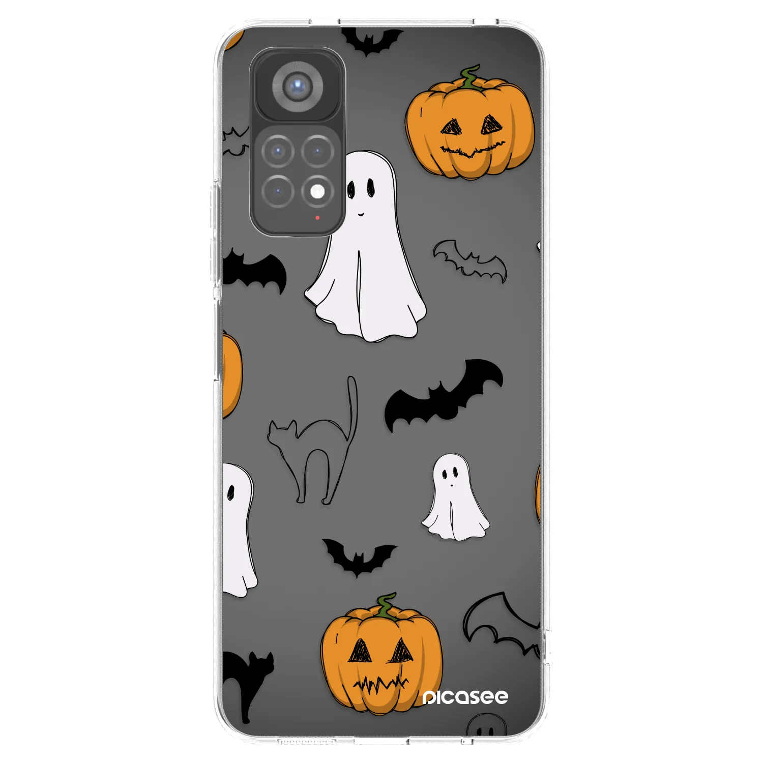 Picasee husă transparentă din silicon pentru Xiaomi Redmi Note 11S 5G - Spooky crew