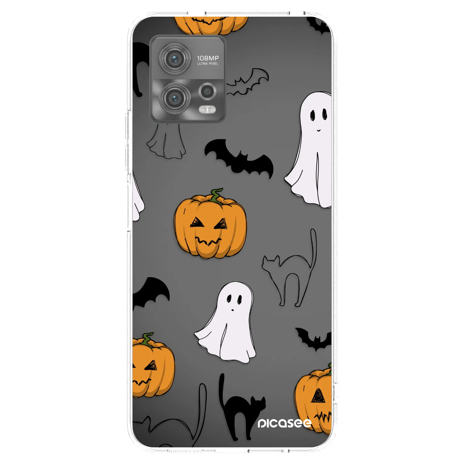 Picasee husă transparentă din silicon pentru Motorola Moto G72 - Spooky crew