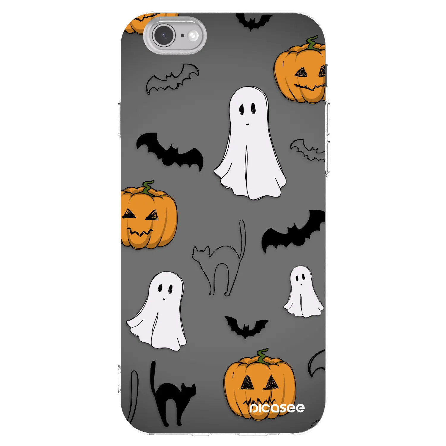 Picasee husă transparentă din silicon pentru Apple iPhone 6/6S - Spooky crew
