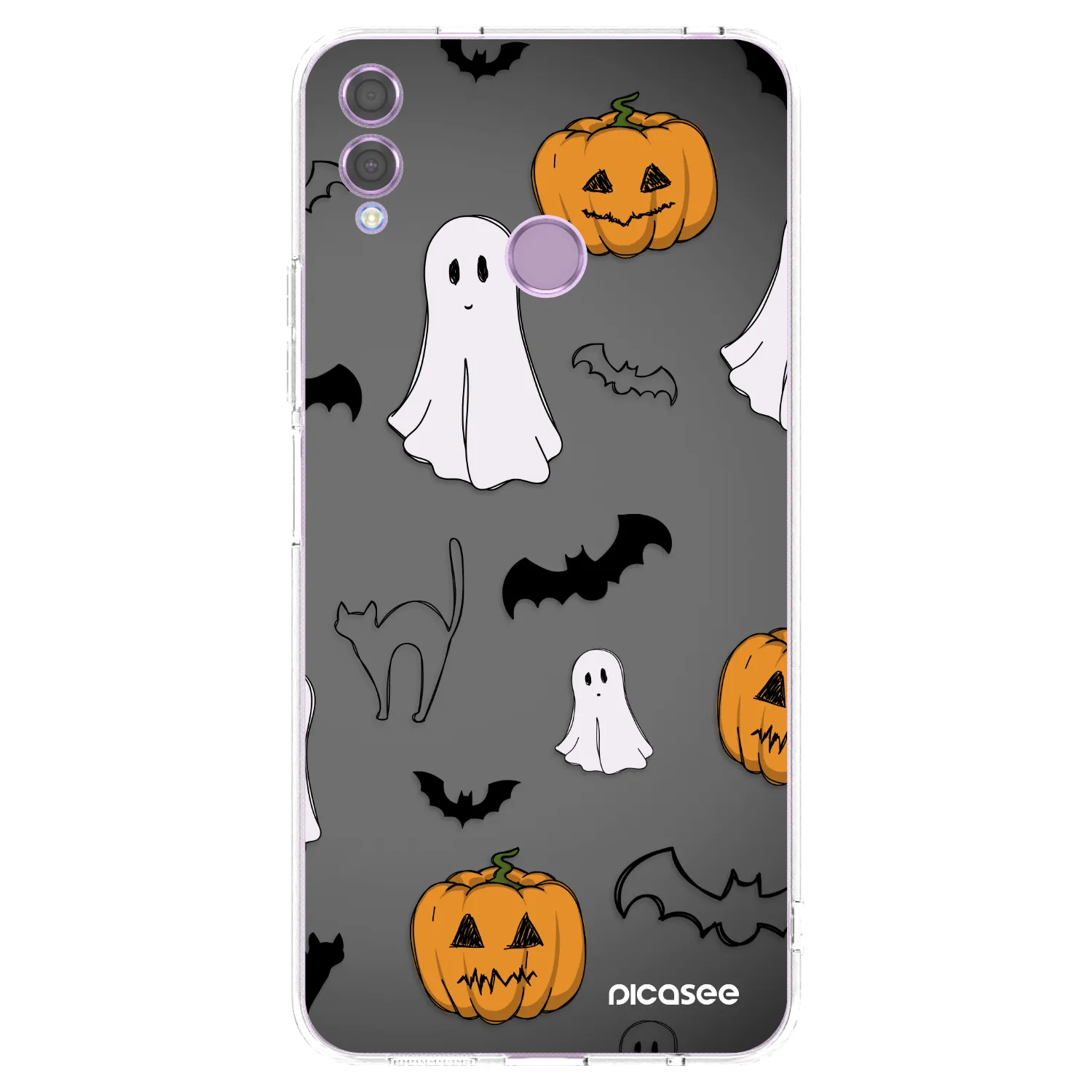 Picasee husă transparentă din silicon pentru Honor 8X - Spooky crew