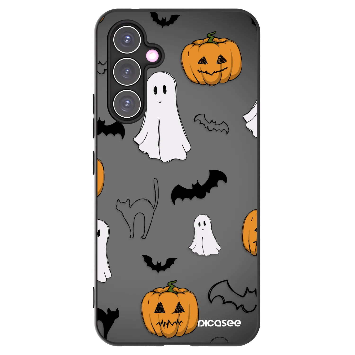 Picasee husă neagră din silicon pentru Samsung Galaxy A54 5G A546B - Spooky crew