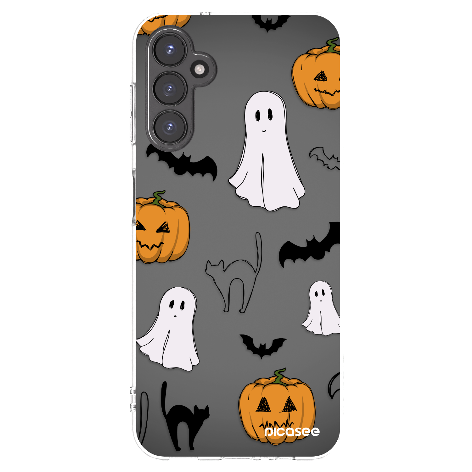Picasee husă transparentă din silicon pentru Samsung Galaxy A14 5G A146P - Spooky crew