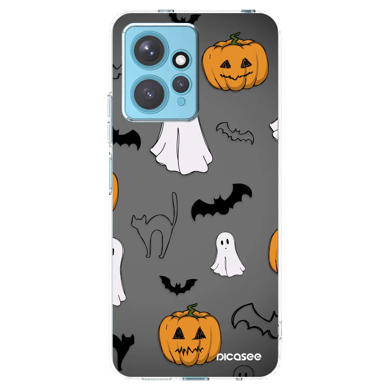 Picasee husă transparentă din silicon pentru Xiaomi Redmi Note 12 4G - Spooky crew