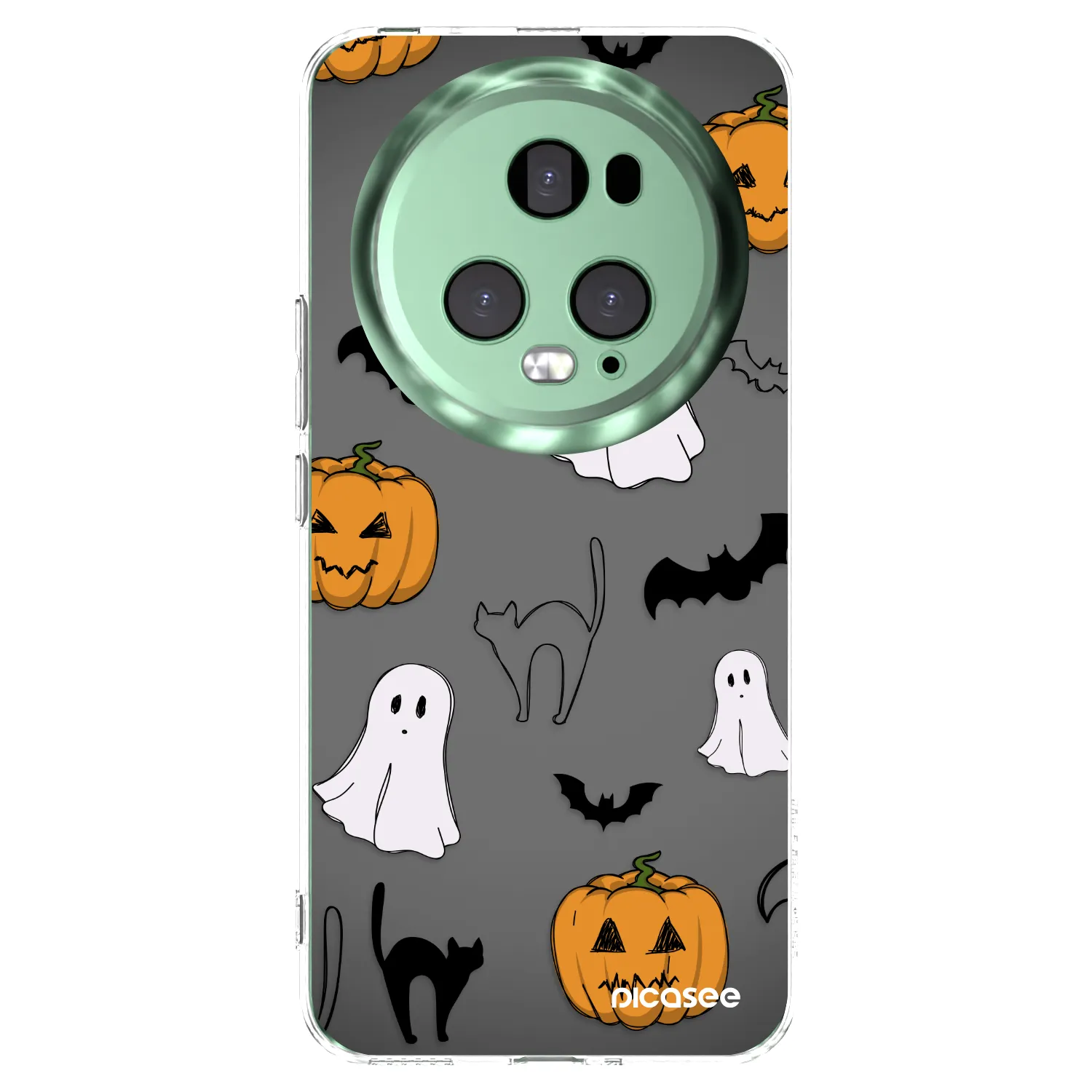 Picasee husă transparentă din silicon pentru Honor Magic5 Pro - Spooky crew
