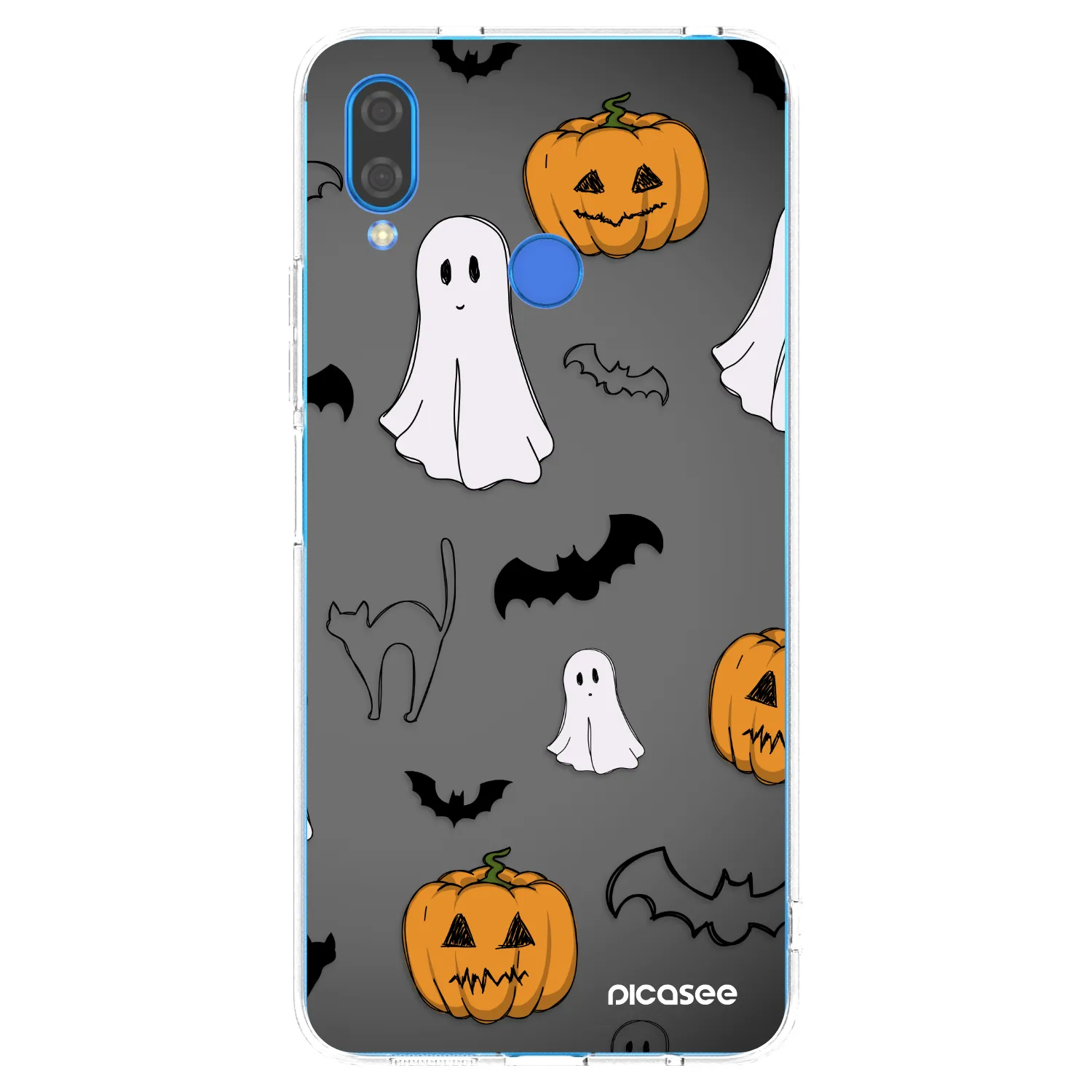 Picasee husă transparentă din silicon pentru Huawei Nova 3 - Spooky crew