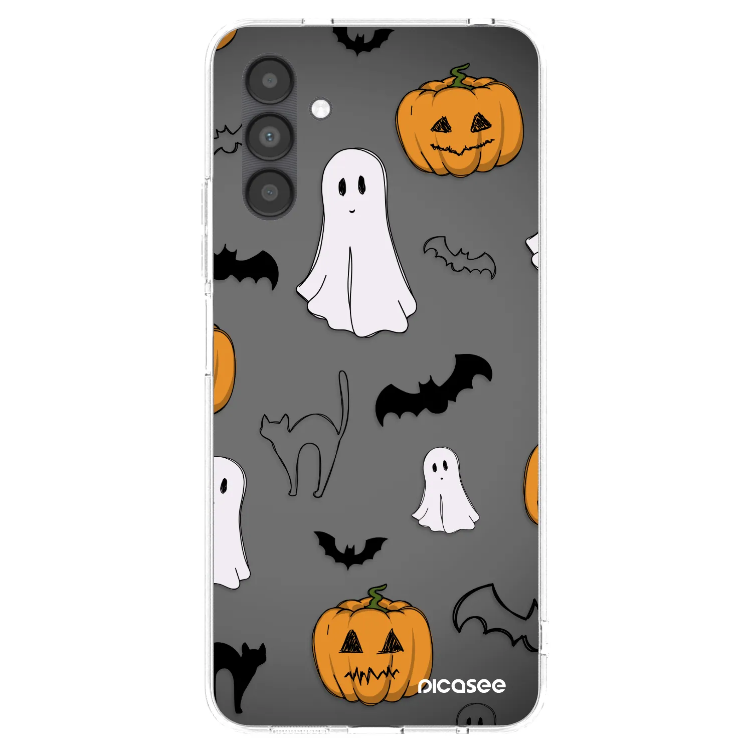 Picasee husă transparentă din silicon pentru Samsung Galaxy A04s A047F - Spooky crew