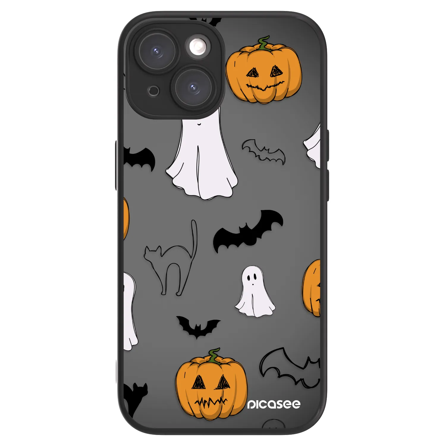 Picasee ULTIMATE CASE MagSafe pentru Apple iPhone 15 - Spooky crew