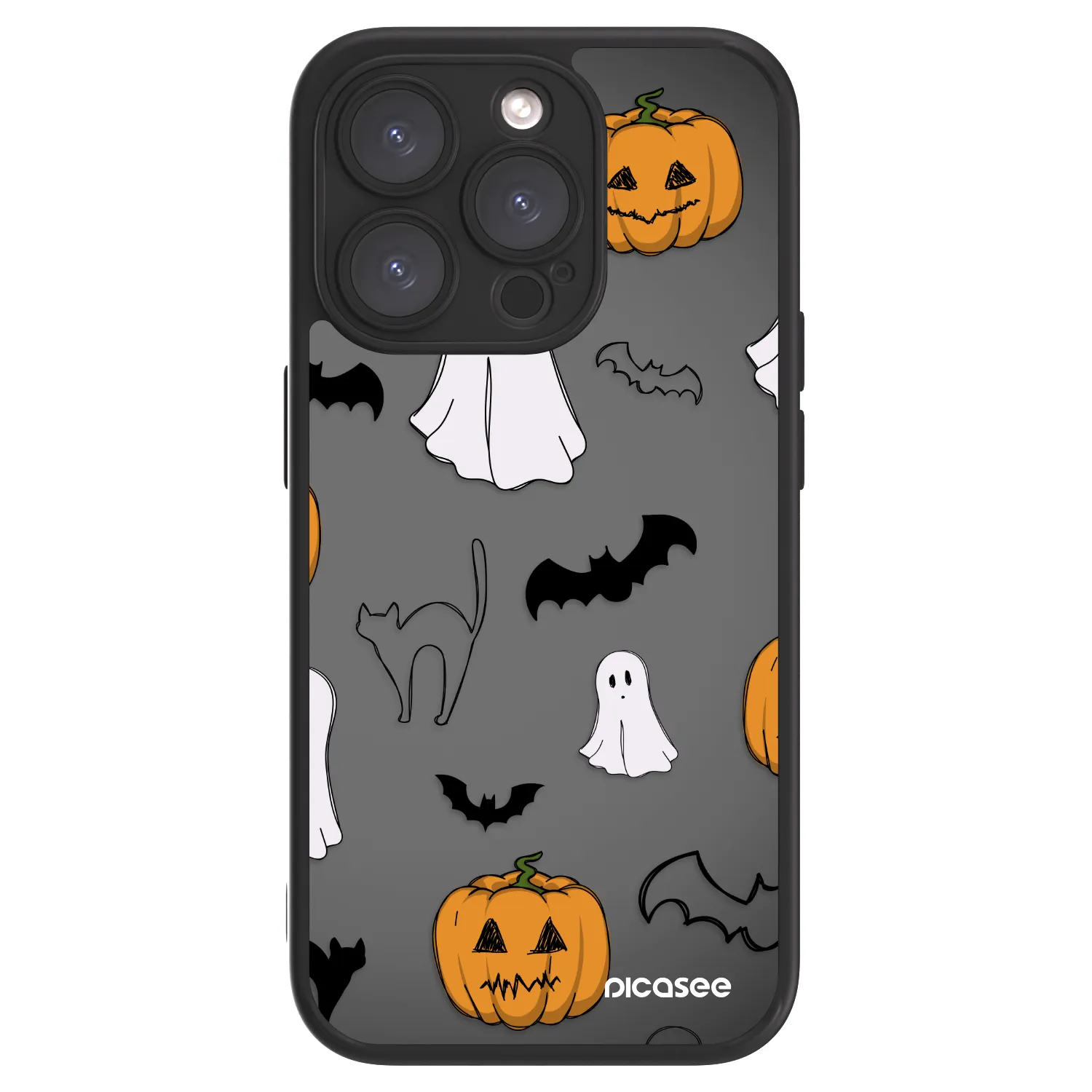 Picasee ULTIMATE CASE pentru Apple iPhone 15 Pro - Spooky crew
