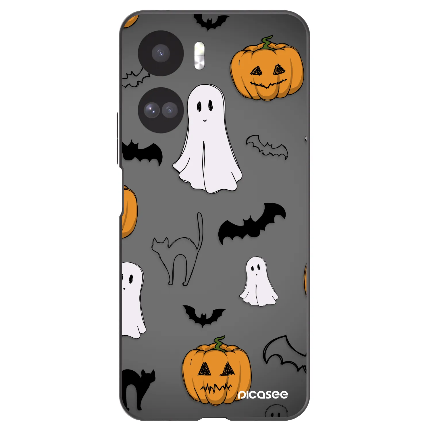 Picasee husă neagră din silicon pentru Honor 90 Lite 5G - Spooky crew