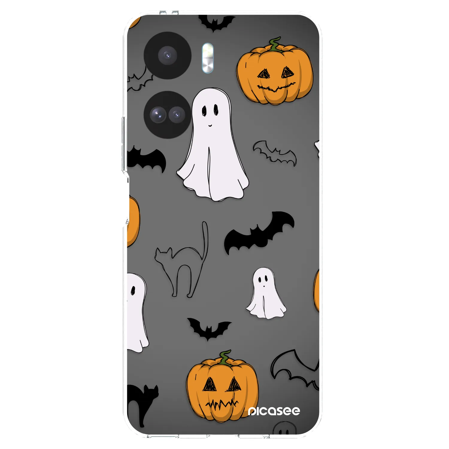 Picasee husă transparentă din silicon pentru Honor 90 Lite 5G - Spooky crew