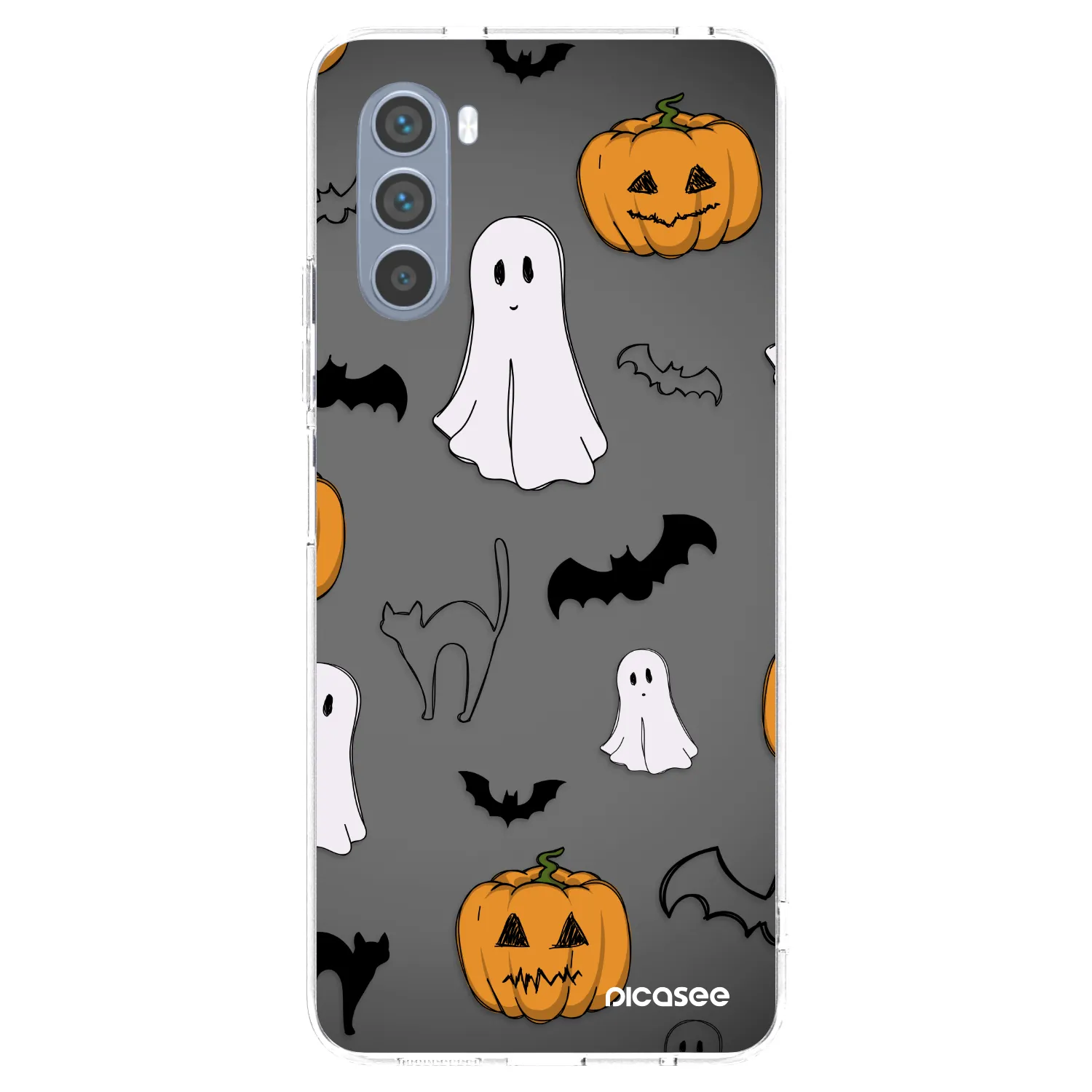 Picasee husă transparentă din silicon pentru Motorola Moto G62 - Spooky crew