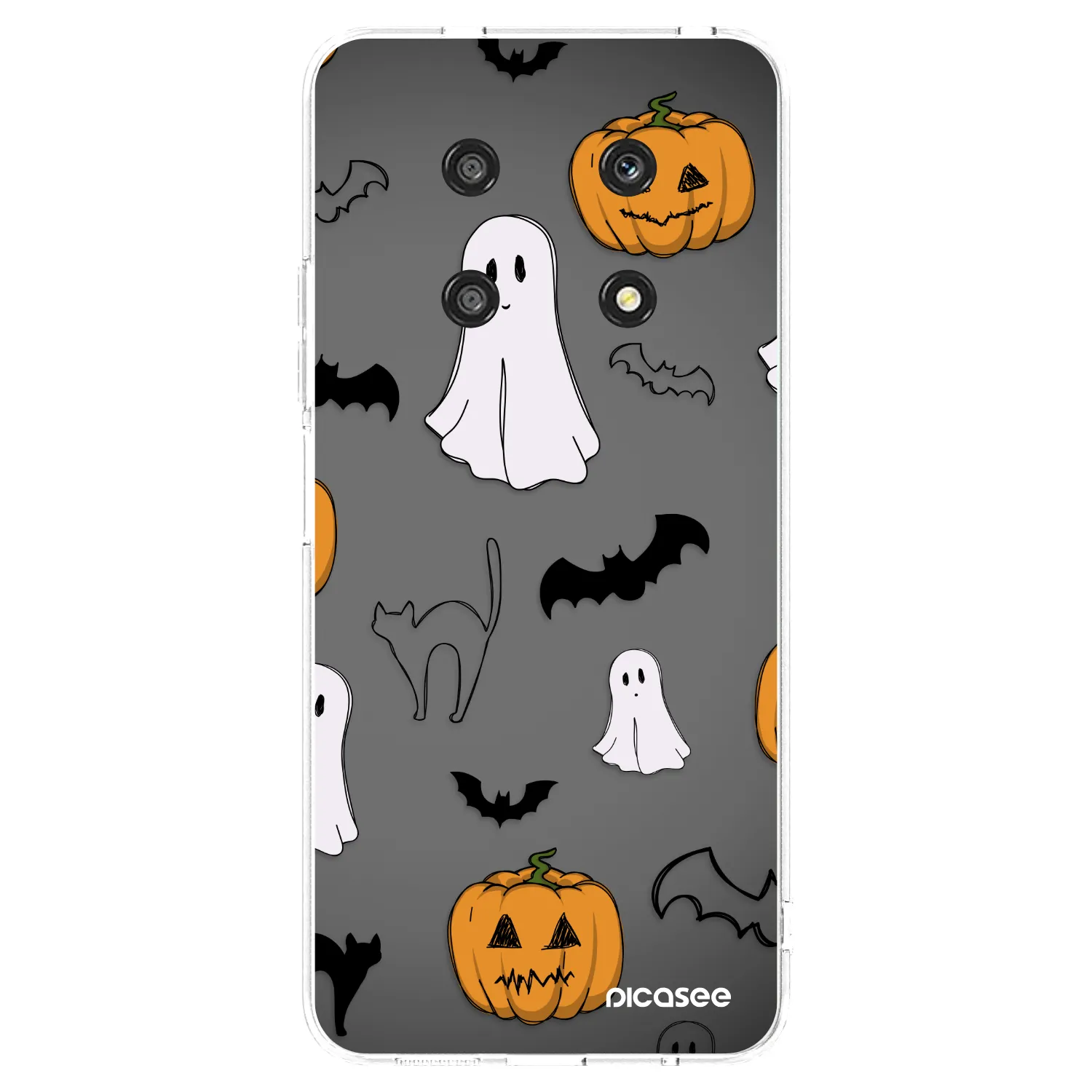 Picasee husă transparentă din silicon pentru Honor Magic4 Lite 5G - Spooky crew